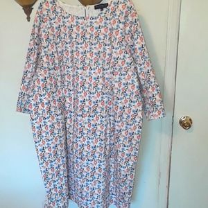 ELIQUII PLUS SIZE FLORAL DRESS